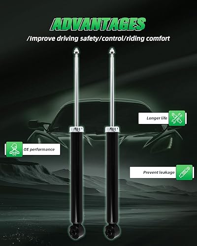 Miniatura 2 de SCITOO - Amortiguadores traseros para Audi para Audi 2015-2018 para Audi Q3,2015-2018 para Audi Q3 Quattro,2009-2017 para VW Tiguan,2018 para VW