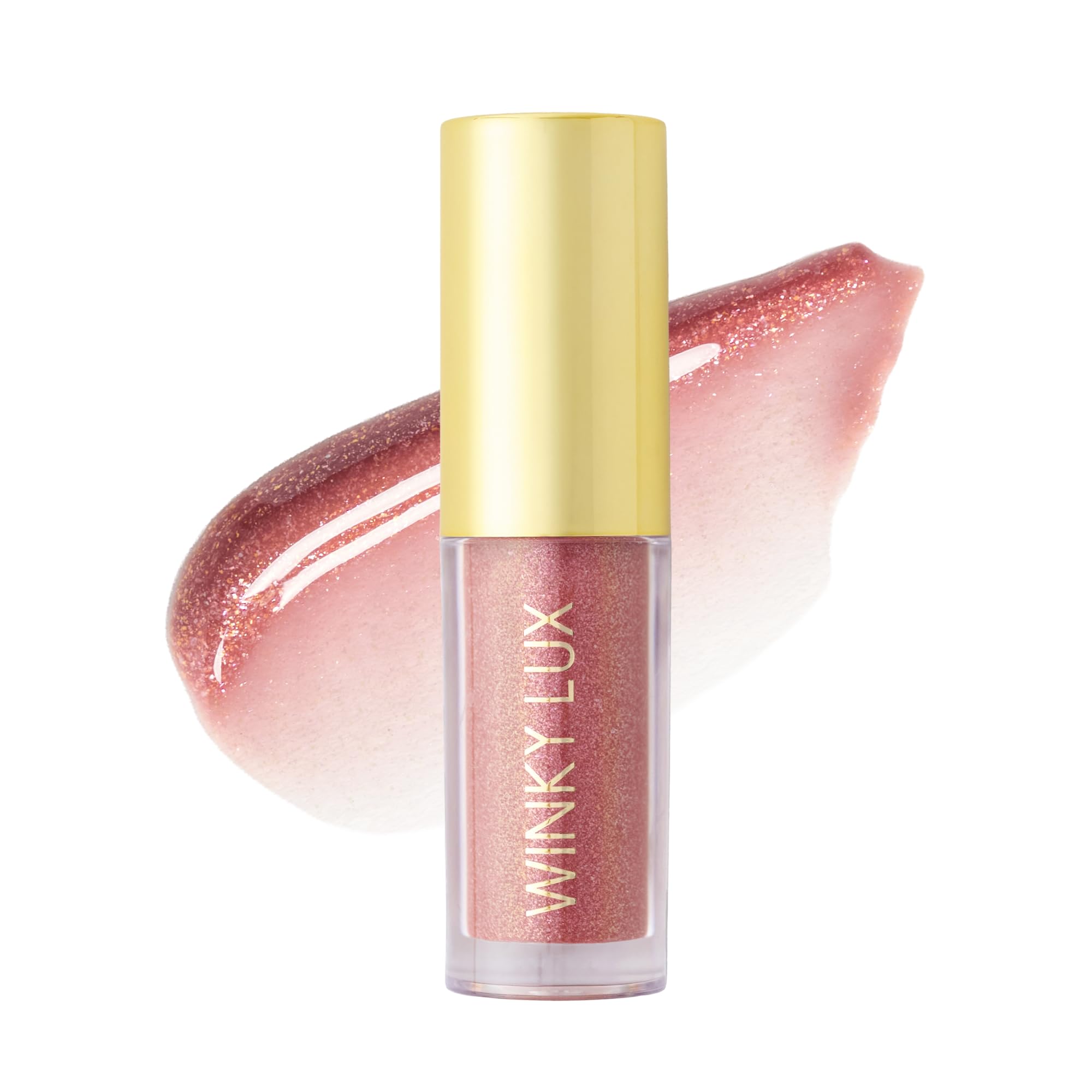 Winky Lux Ultra-Nourishing Tinted Lip Oil - Rose Reverie Dusty Rose Shimmer