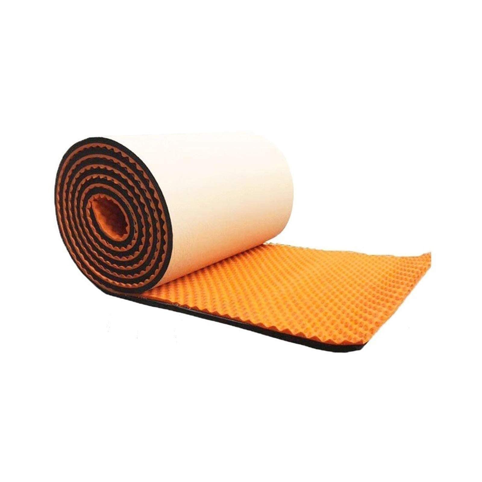 Mousse acoustique contre les échos et résonances murales en coton orange