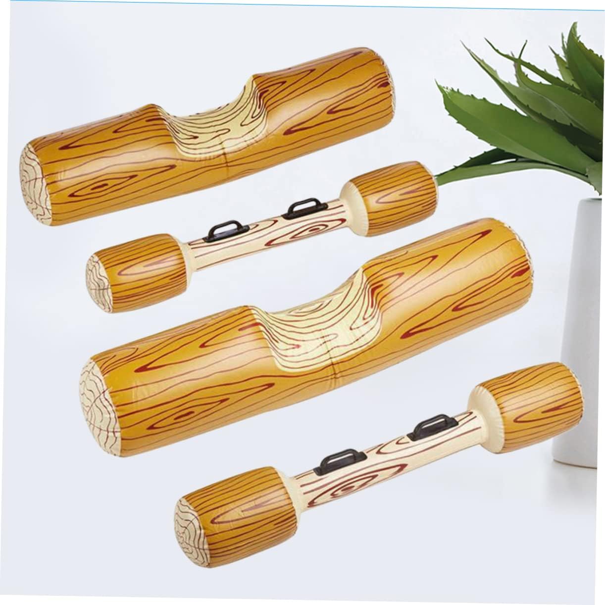 1set Inflatable Water Toys Double Handle Swimming Pool Entertainment Stick for Fun Includes Sitting Sticks and Hit Made of Material