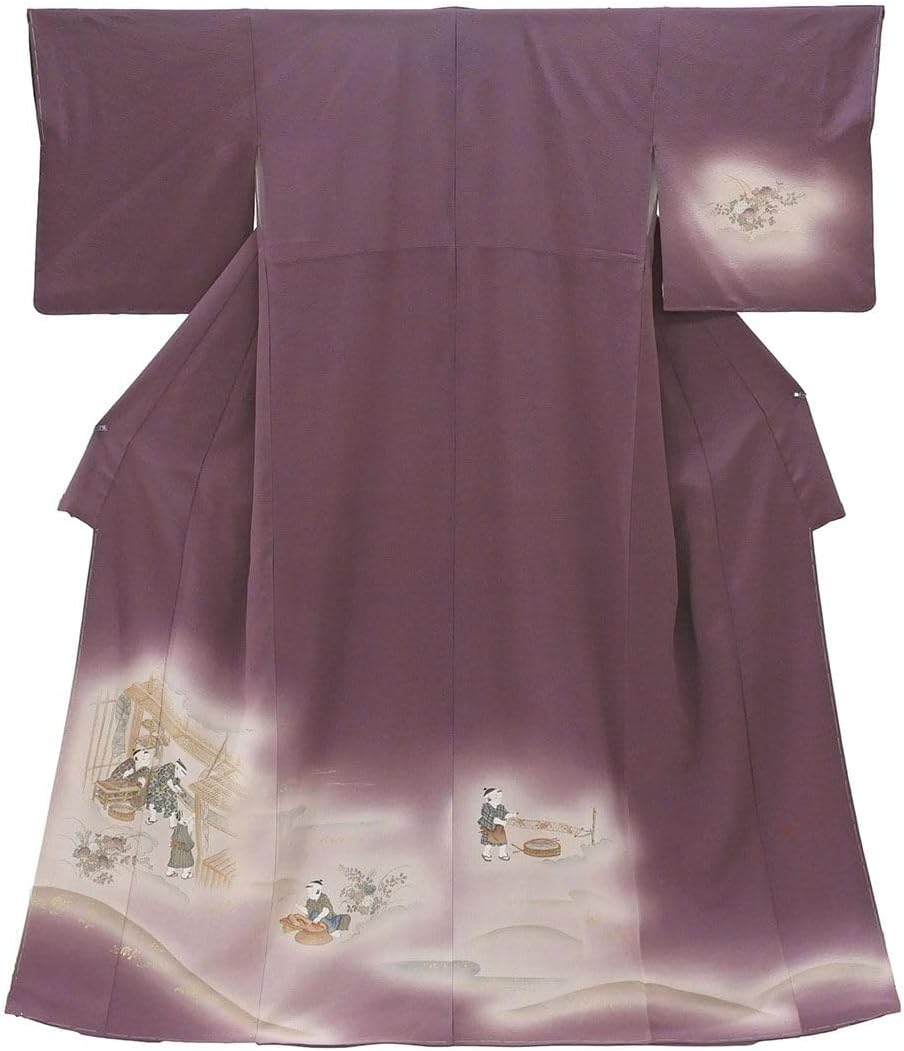 越後上布 小千谷ちぢみ 本麻 着物 着用可 古布 はぎれ リメイク 素材