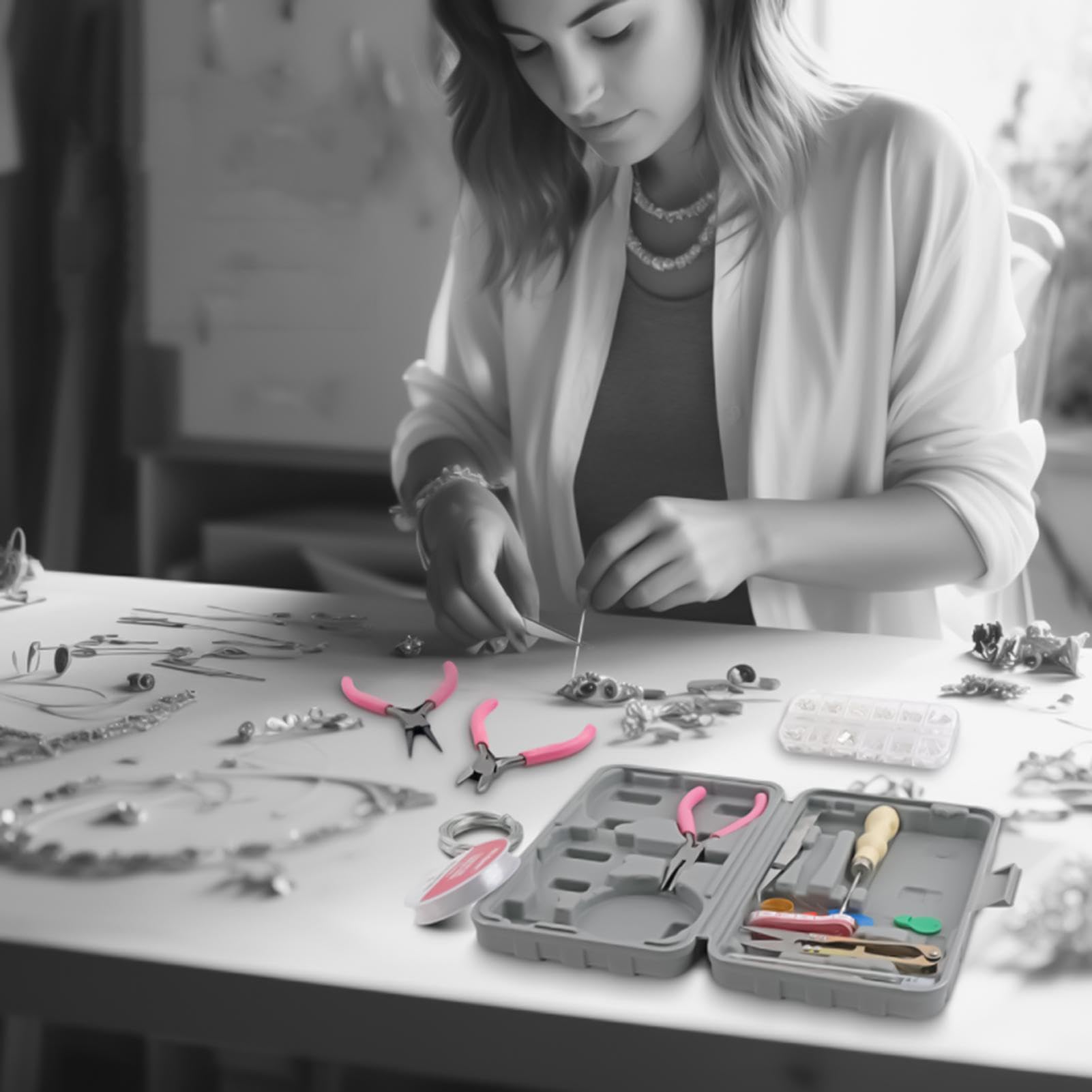 Herramientas para hacer bisutería Accesorios para Crear Pulseras y Collares