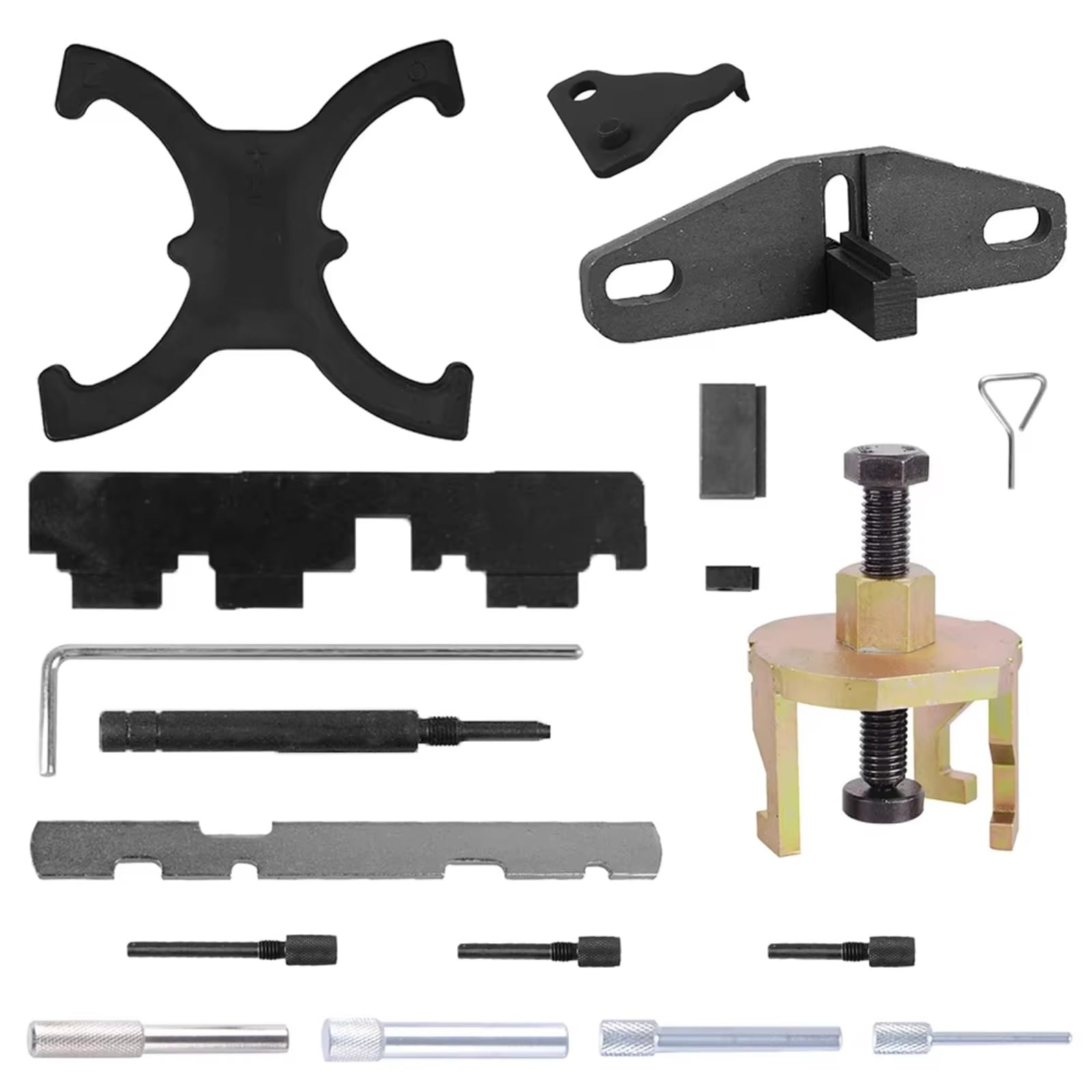Kit Attrezzo Messa In Fase Compatibile Con Ford Per Fusion 2002-2008 Per S-Max 2006-2008 Set Strumenti Bloccaggio Albero Camme Motore Fasatura Auto OEM303-193 303-507