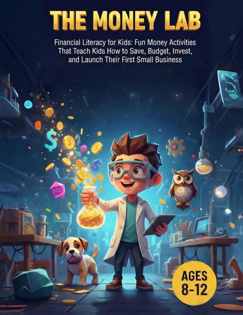 The Money Lab: Financial Literacy for Kids: Fun Money Activities That Teach Kids How to Save, Budget, Invest, and Launch Their First Small Business