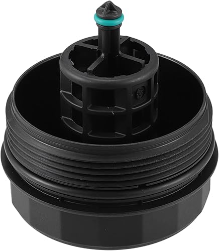 Miniatura 4 de X AUTOHAUX Cubierta negra del casquillo del filtro del motor del aceite del coche para BMW 128i 135i 228i 320i 328i 335i X1 X3 11-42-7-525-334