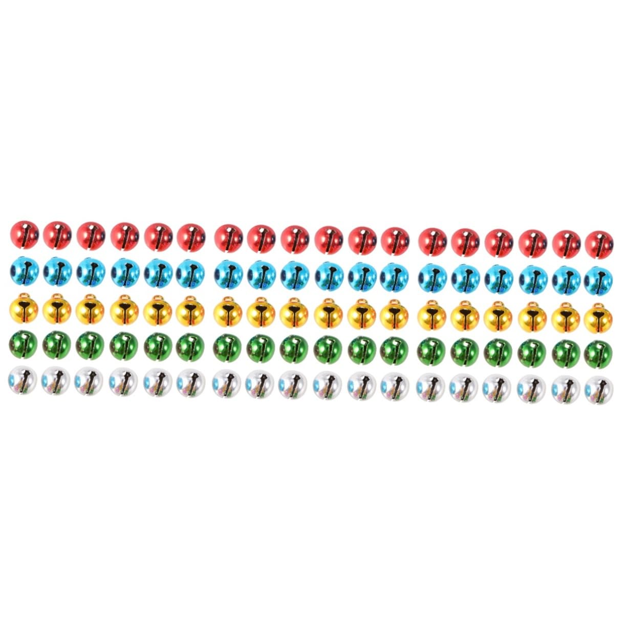 ABOOFAN 3 Set Di Campanelle Artigianali Di Natale Mini Campanelle Con Occhielli Ornamenti Decorativi Per Albero Casa E Confezioni 150 Pezzi * 3
