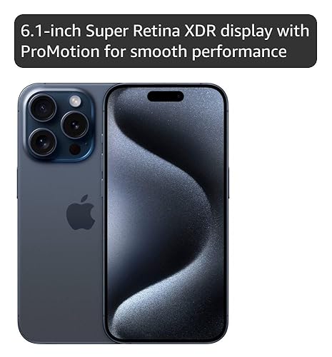 Amazon.com: Apple iPhone (Renewed Premium) 15 Pro, 128GB, Blue