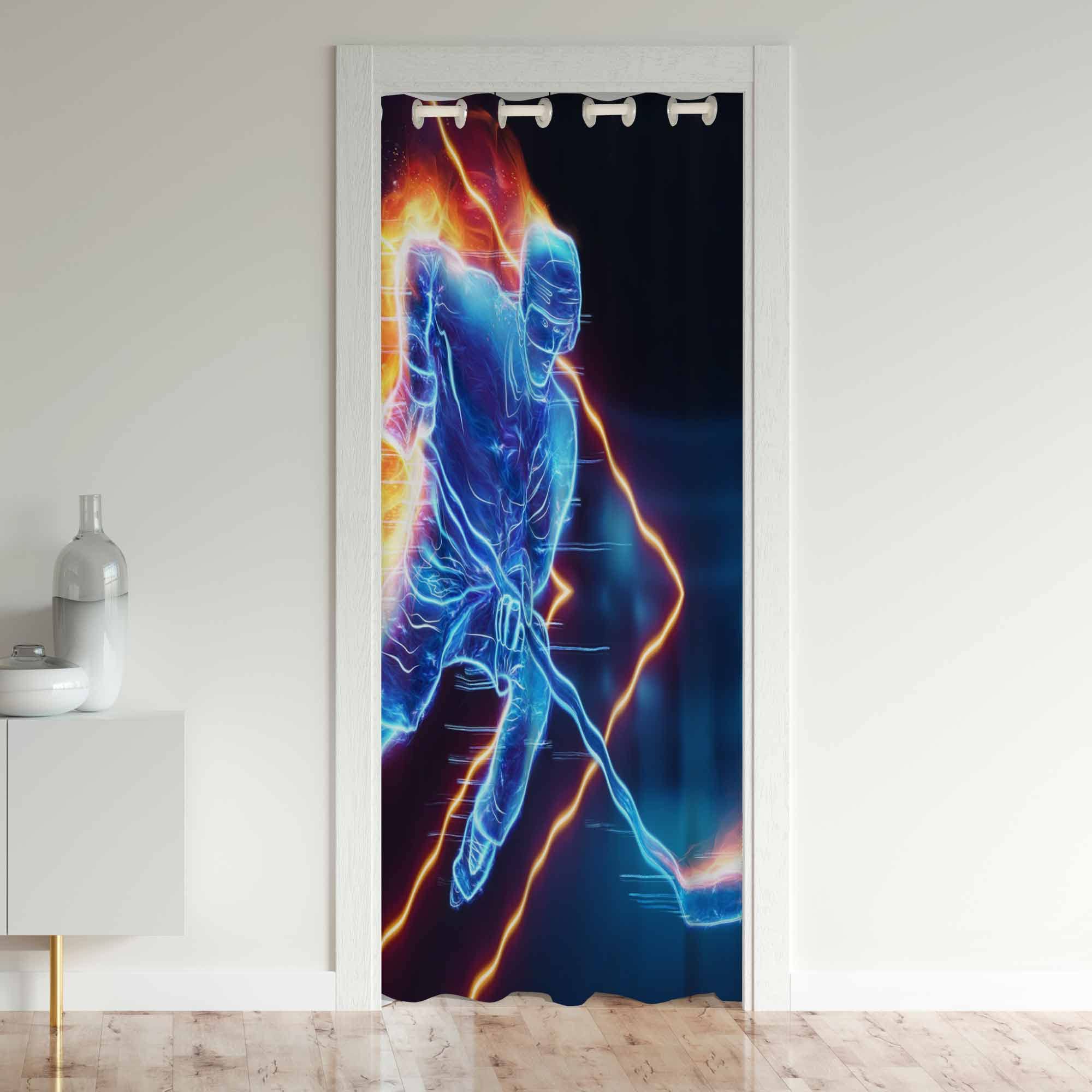 Hockey Su Ghiaccio Tenda per Porta Privacy - Giochi Sportivi Copertura Giocatore di Hockey - Blocco Termico Oscuramento