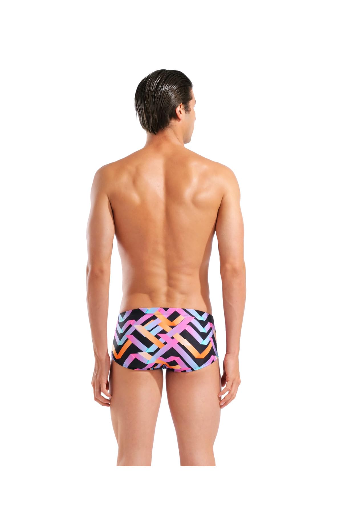 ARENA Costume Uomo Alto Trunk Low Waist Nuoto Piscina Swim Fantasia Taglia 42 ITA
