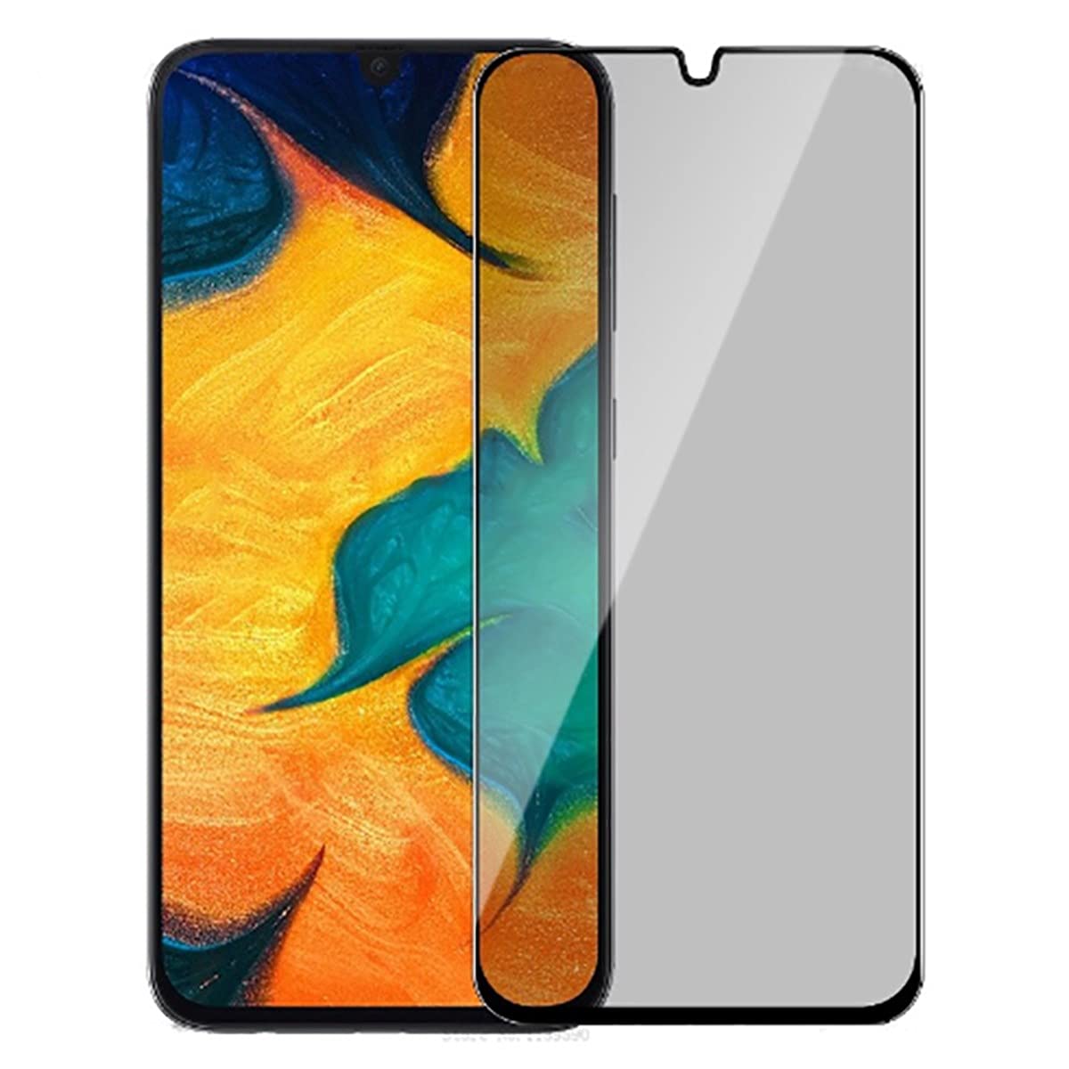 Zore 38309 Huawei P Smart 2019 New 5D Privacy Temperli Ekran Koruyucu