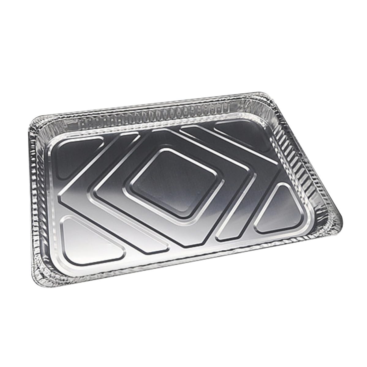 Bandejas desechables de papel de aluminio de 10 piezas para barbacoa y cocina