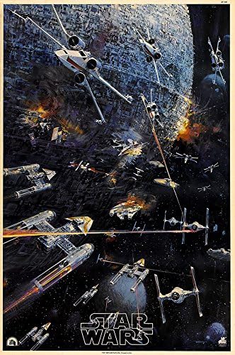 PosterOffice Star Wars (Style C, 1977) Movie Poster 24" x 36" - Guaranteed Certified Prints with Holographic Numbering for Authenticity.