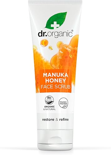 Organic Doctor Manuka Honey Exfoliante facial, 4.2 onzas líquidas
