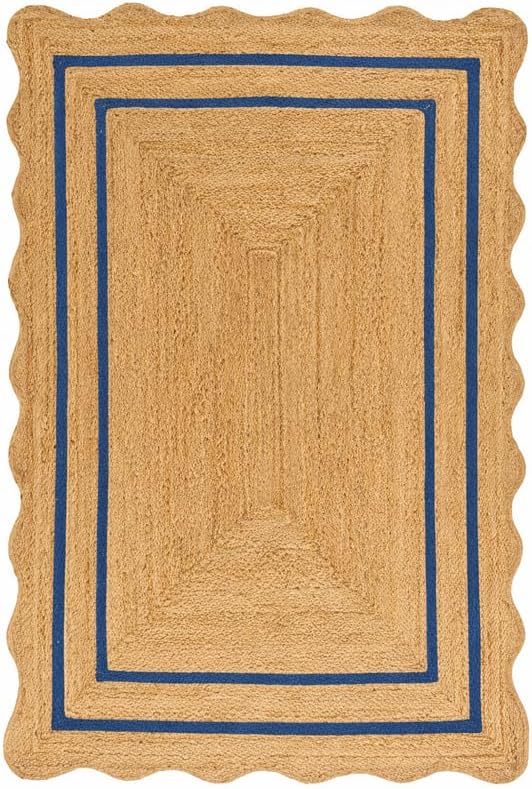 Rectangular Strips Rug | Modern Stylish Floor Mat for Living Room, Bedroom & Office | Soft, Durable & Easy to Clean