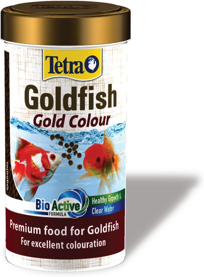 Tetra BITS All Life Stages Goldfish Gold Colour Fish Food Pellet, (75 g)