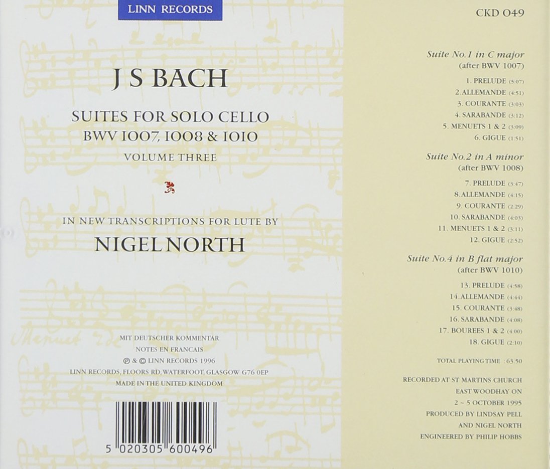Bach on the Lute Vol. 3