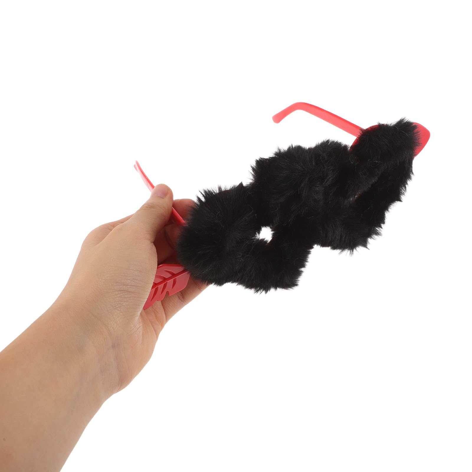Healeved 10 Pezzi Occhiali da Sole a Forma di Cuore in Plastica e Peluche Leggeri e Comodi per Feste di San Valentino e Addio al Nubilato Accessorio Divertente alla Moda