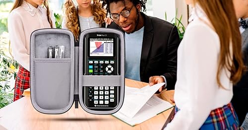 Miniatura 135 de co2CREA Estuche de transporte para Texas Instruments TI-84 Plus CE Python mejorado/TI-84/TI-Nspire CX II CAS/TI-Nspire CX II/TI-83 Plus/TI-89 Todo