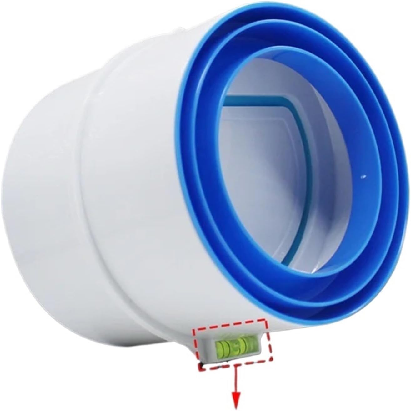 1PCS PVC Exhaust Fan Check Valve Round Pipe Backdraft Damper 75/110mm Air Duct Ventilation Grill for Bathroom Kitchen Accessories(Style C)