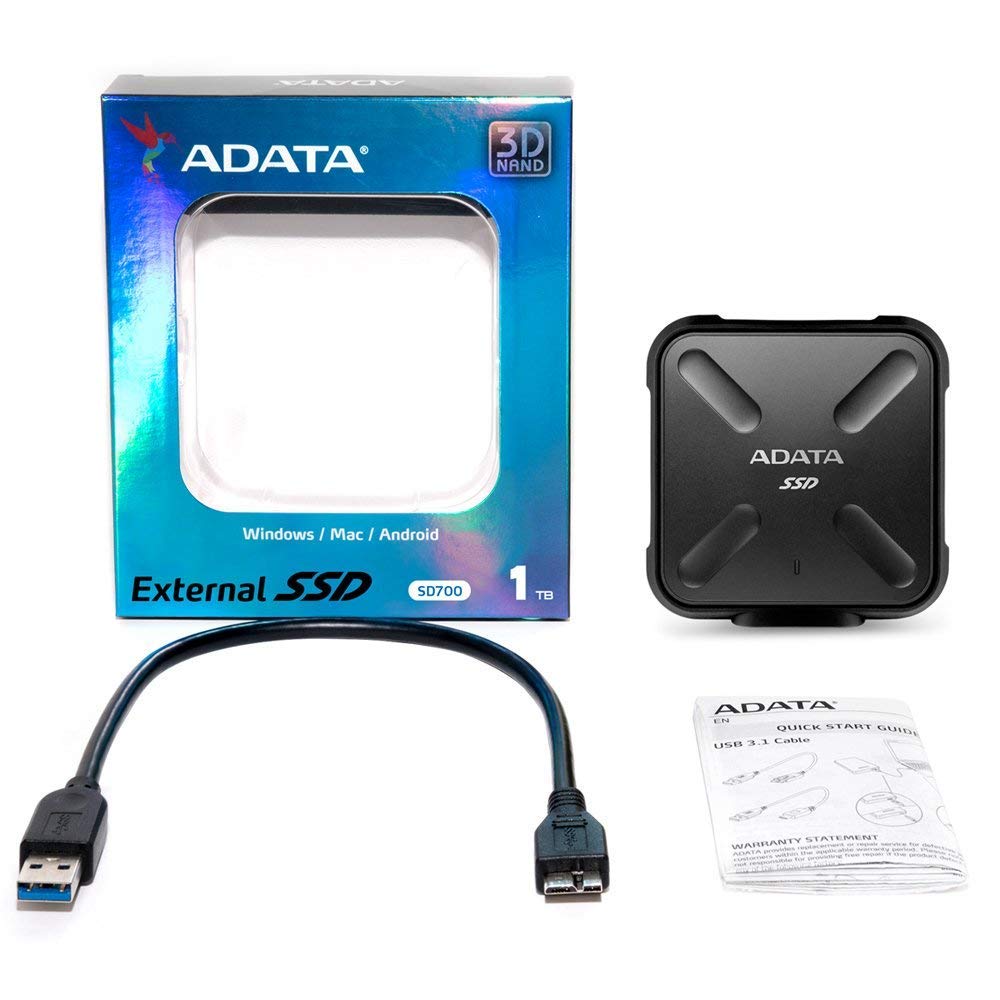 Amazon.com: ADATA SD700 3D NAND 512GB Unidad externa de estado