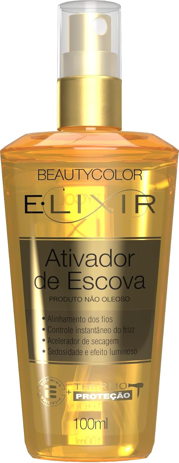 Ativador de Escova E.lixir BEAUTYCOLOR – Facilita a Escovação, Ação Antifrizz e Proteção Térmica – 100ml