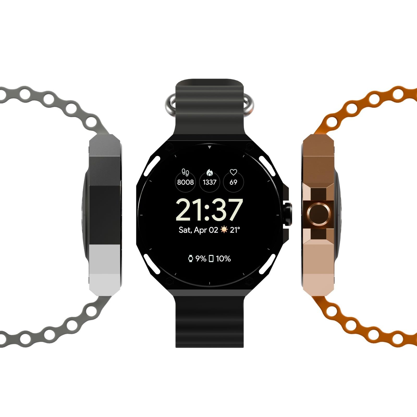 Reloj Inteligente Tyer V18 Pro, Gris