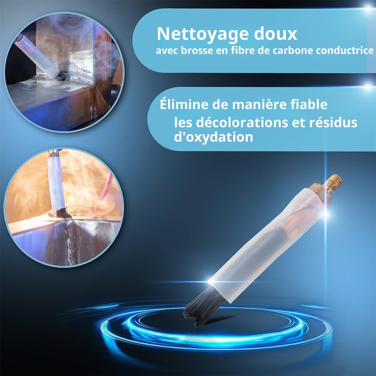 STAHLWERK Poste à souder combiné 3-en-1 AC/DC TIG 200 ST Digital – TIG & MMA (ARC) jusqu'à 200 A, mode Clean pour le nettoyage électrochimique des soudures inox, amorçage HF, fonction Spot