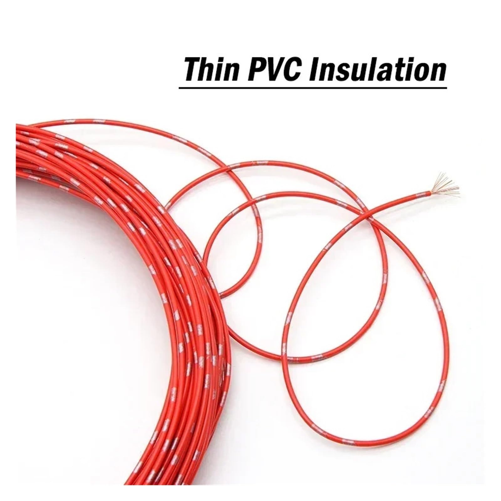5m 13 14 16 18 20 22 Awg Samochód Zmodyfikowany Drut Beztlenowy Czysta Miedź Skrętka Przewód Zasilający Linia Głośnik Kabel Audio(Blue,5m 14AWG)