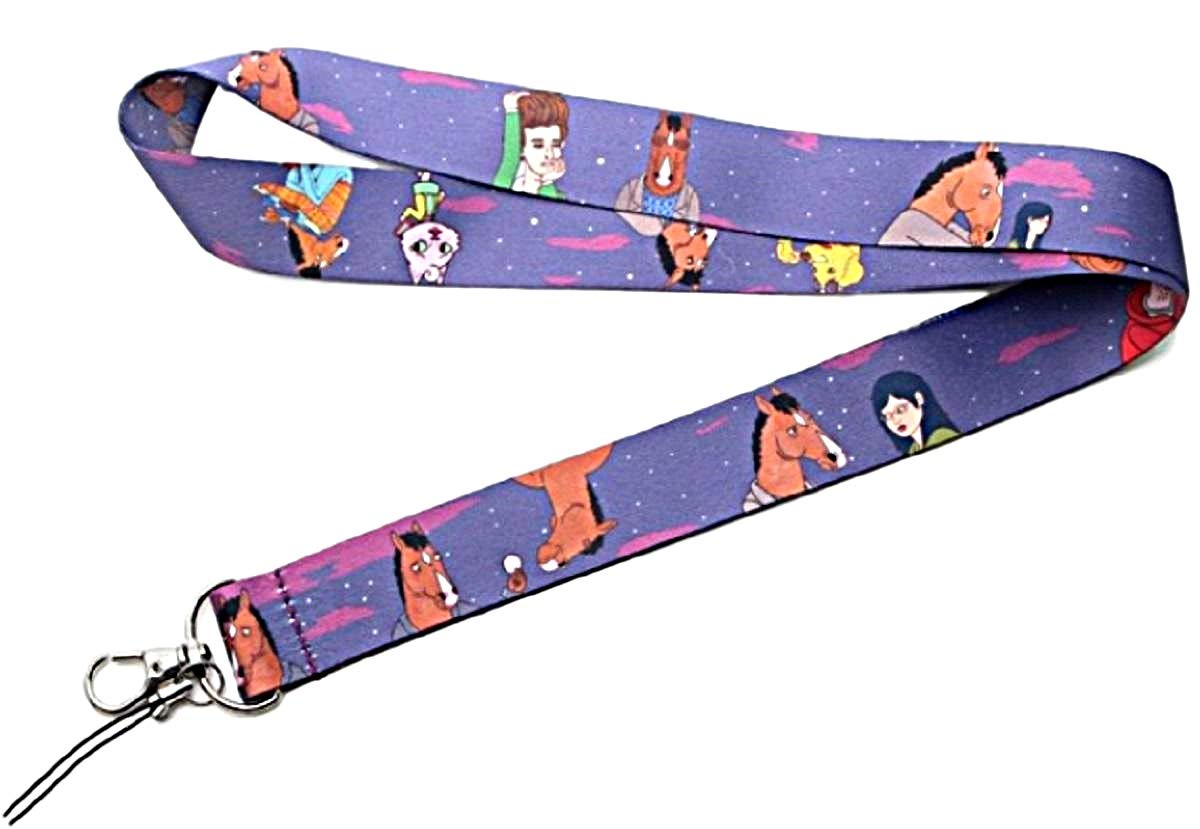 BoJack Horseman Themed Id Holder Lanyard Keychain