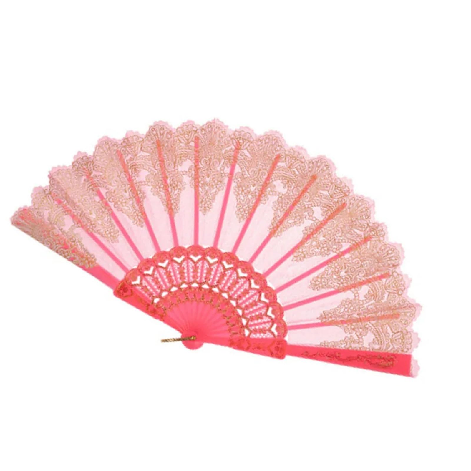 Dcuipg Color1 5Pcs Large Foldable Folding Fan For Party