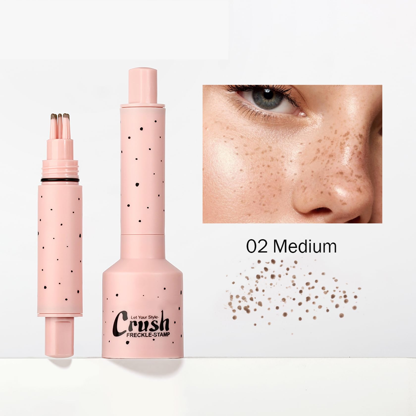 Crush Freckle Stamp Pen, Waterproof & Smudge-Proof Makeup Tool for Natural Sun-Kissed Look - Image 2