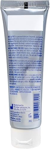 Miniatura 2 de Lubricante personal a base de agua de 1 onza líquida libre de identificación, sin glicerina y sin parabenos, hipoalergénico con sensación natural,