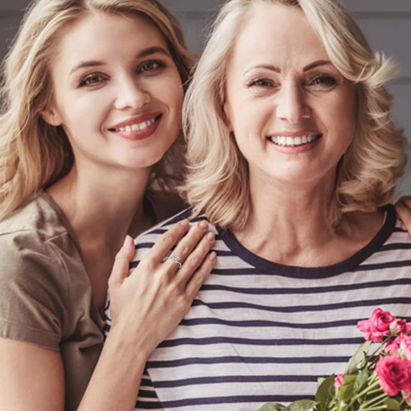 Anxiety Spinner Ring for Women - Adjustable Daughter Ring - Valentines Day Gift - Stress Rief Jewelry for Women - Calming Fidget Ring for Anxiety