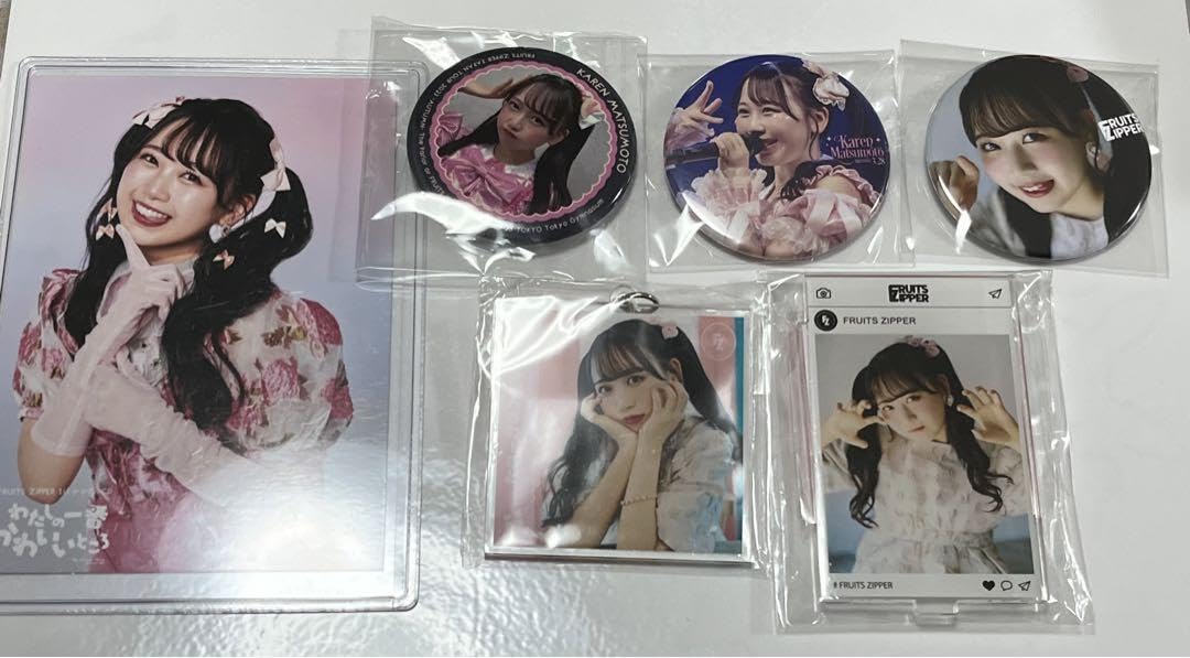 松本かれん アクリルスタンド・生写真・缶バッジ 松本かれん アクリルスタンド・生写真・缶バッジ