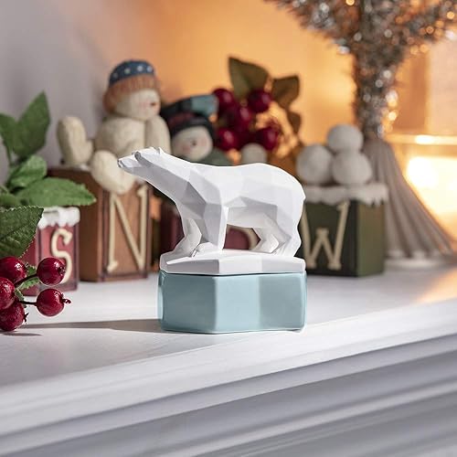 Miniatura 3 de Ellia, Difusor de aroma de porcelana de oso polar, decoración navideña para aceites esenciales