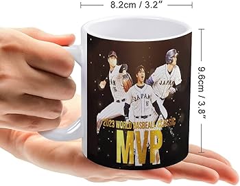 Amazon.co.jp: 2023 WBC 侍JAPAN 大谷翔平 MVP マグカップ セラミック