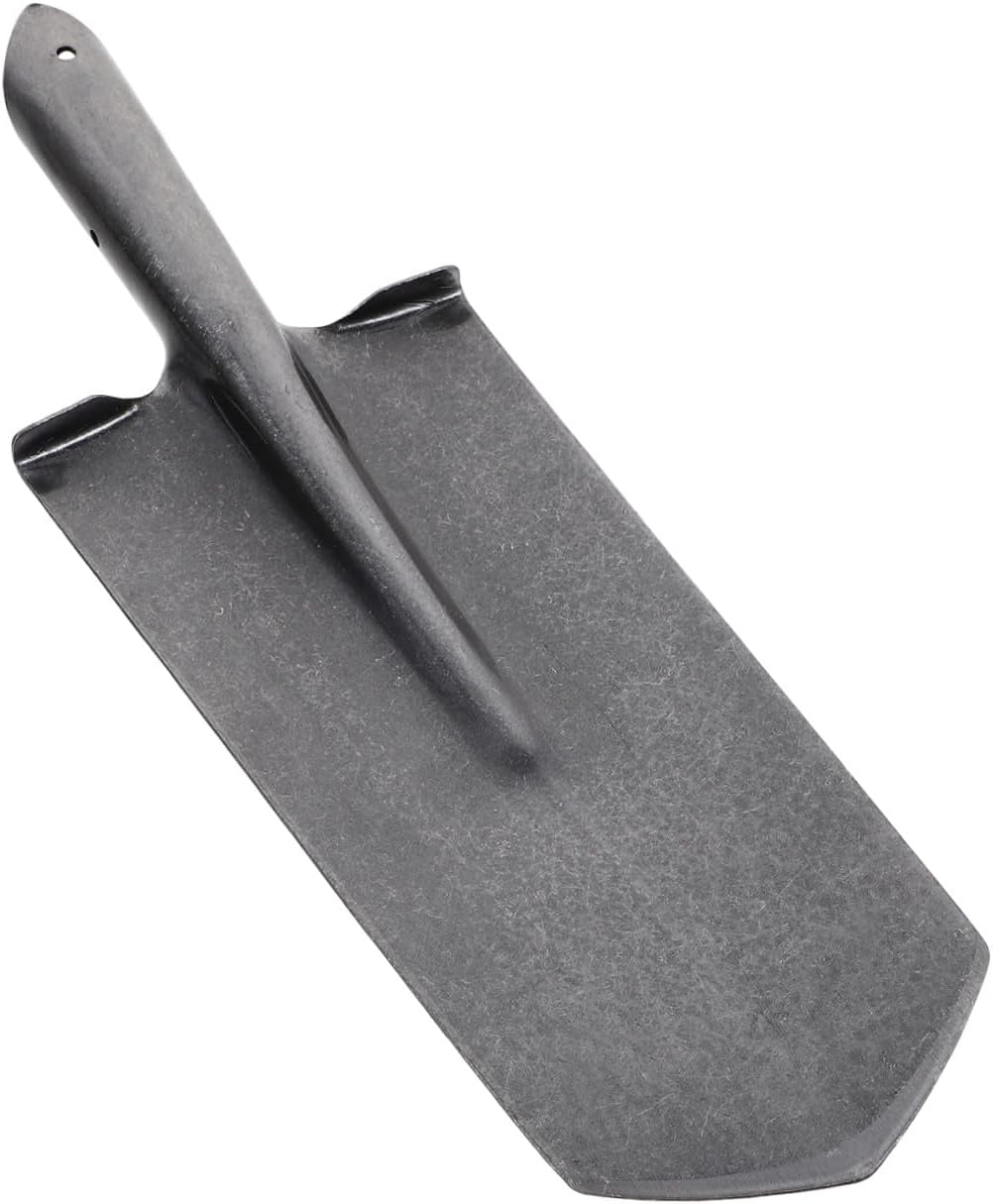 CHILDWEET Manganese Steel Garden Shovel Narrow Point Spade for Planting and Digging Trees, Thickened Metal Hand Tool for Gardening and Farming Soil Work