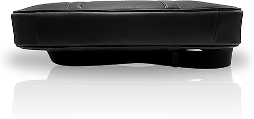 Miniatura 4 de Bolsa para laptop con múltiples compartimentos y bolsillos, 100% piel auténtica, maletín para hombres y mujeres, bolsa de mensajero de viaje