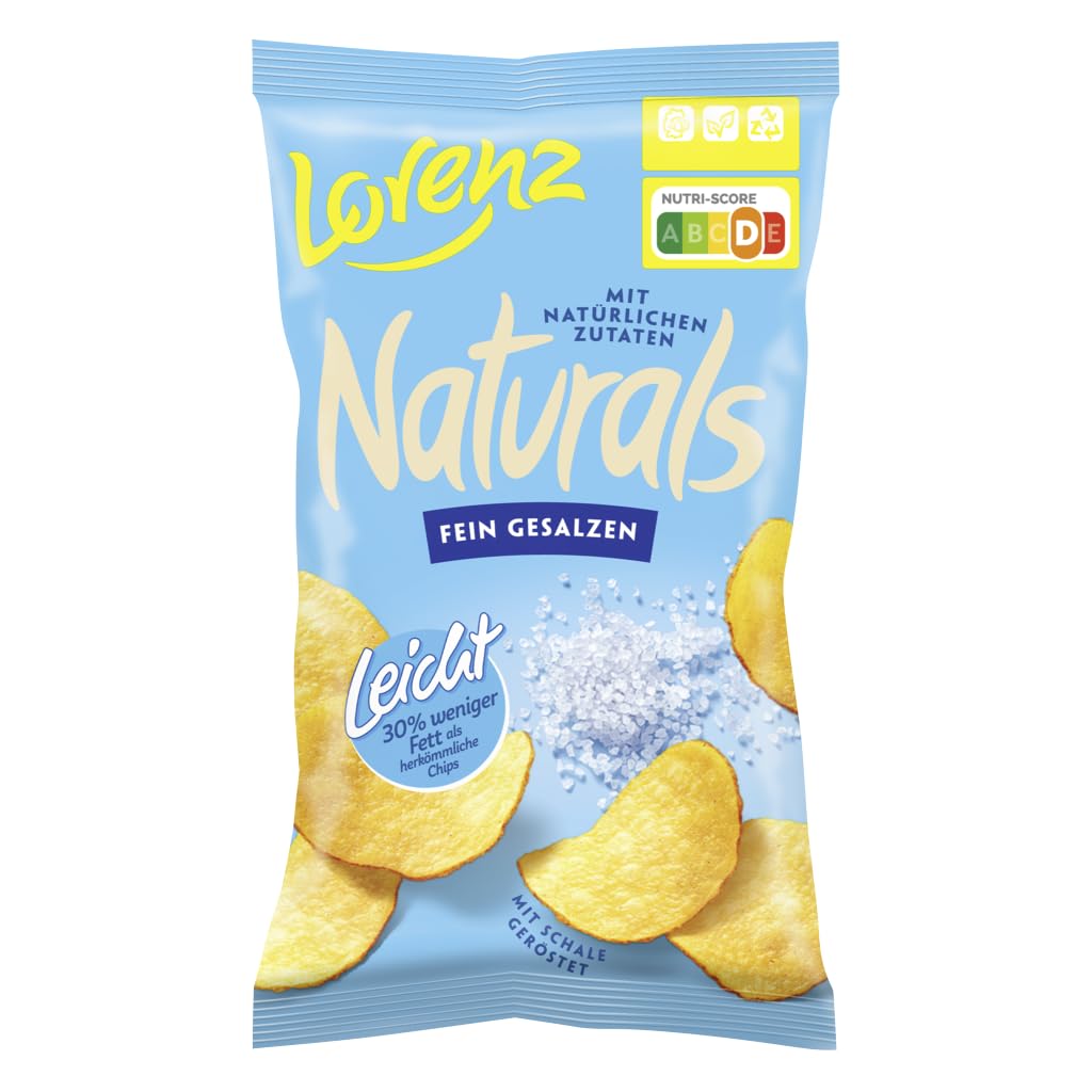 LORENZ | Naturals Leicht Fein Gesalzen | 12 x 80 g | vegan