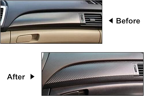 Miniatura 3 de FZJDSD Accesorios interiores de fibra de carbono 5D Kit completo cubierta compatible con Honda Accord 2013 2014 2015 2016 2017