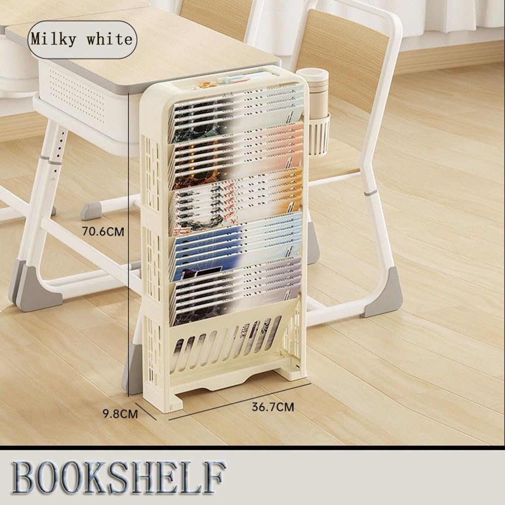 Bookshelf da 5 Strati ristretto scrivania Unica scaffali di Libri in Classe per la grido di stoccaggio di archiviazione per Display di Semplice scaffale di libreria
