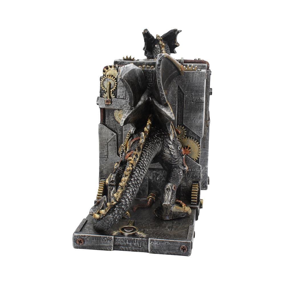 Nemesis Now Dracus Machina Fermalibri 27cm, Bronzo