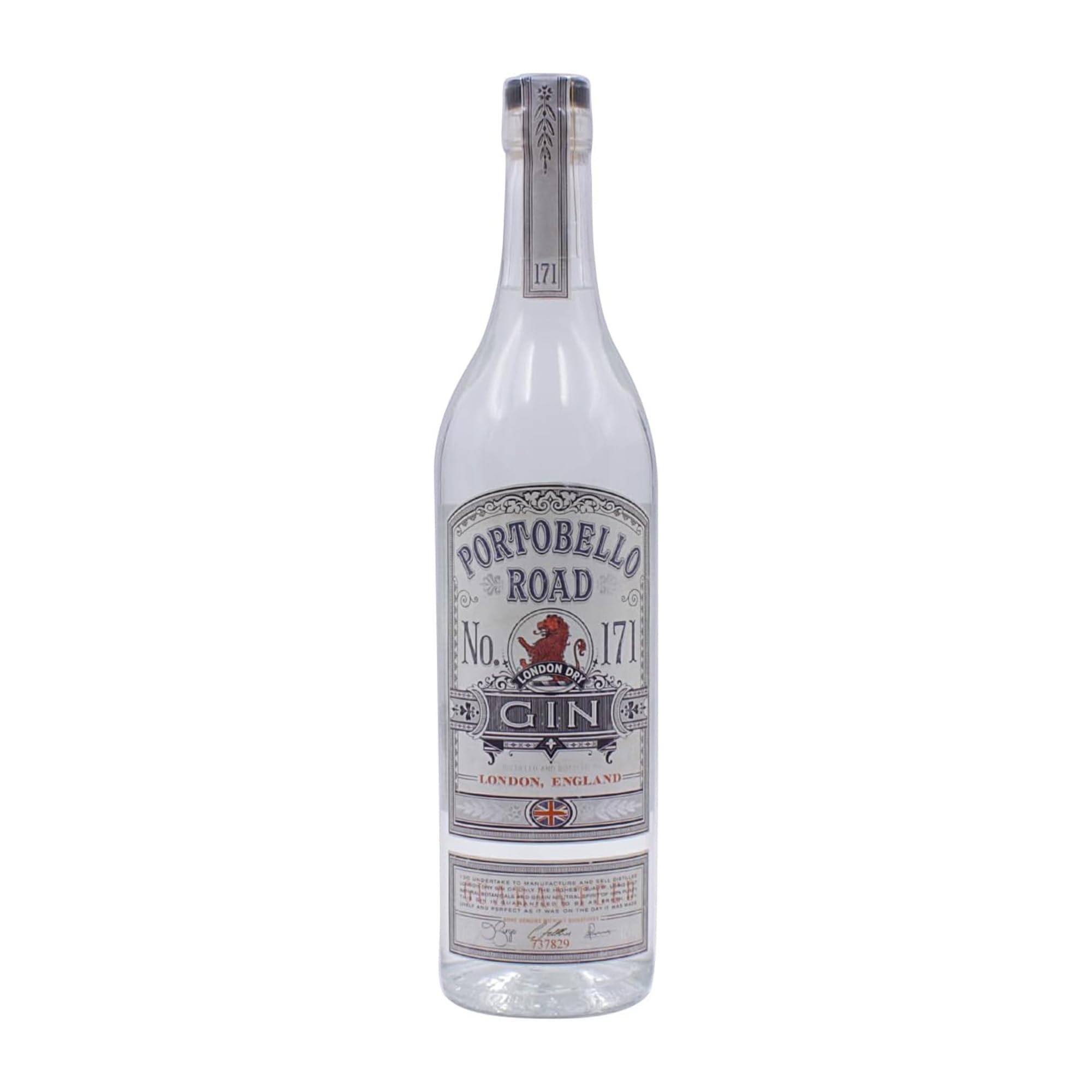 Portobello Road No Color Transparent Ginebra No. 171 – Destilación Artesanal Con 9 Botánicos – 70 Ml – Ginebra Clásica Con Perfil Cítrico Y Especiado – 42% Vol product image
