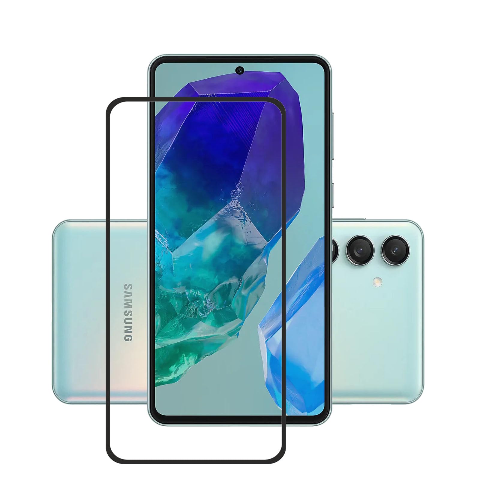 NSTAR® Tempered Glass For Samsung Galaxy M55s 5G | Screen Protector Full HD Quality Edge to Edge Coverage For Samsung Galaxy M55s 5G (Black) (Pack of 1) (B0DHQN6X4Y) Amazon Price History, Amazon Price Tracker