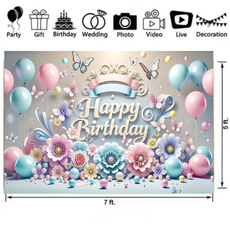Image of Vibrant and Playful Multicolor Design, Perfect for Infusing Joy and Energy into Every Celebration (Pack of 1)