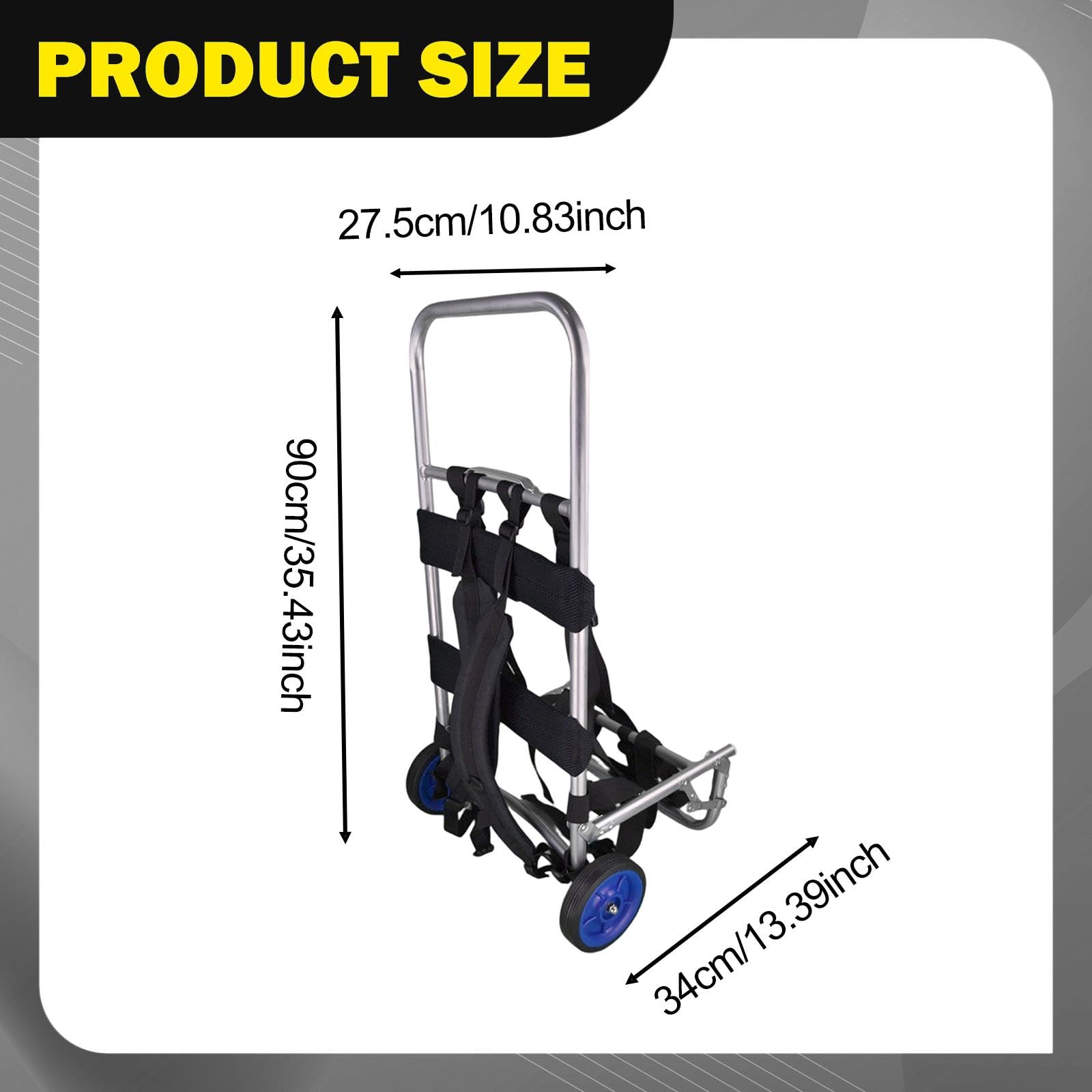 Sharplace Mochila de Gran Capacidad con Armazón de Aleación de Aluminio, Práctica, Resistente Y de Calidad, con Ruedas para Equipo Y Actividades Al Aire