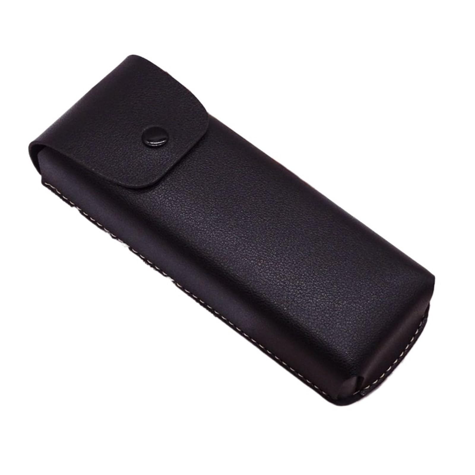 LIZHAYG Glasses Case Eyewear Bag PU Leather Glasses Storage Box Glasses Case Spectacle Case Sunglasses Case Eyeglass Box Waistpack Glasses Box(Black)