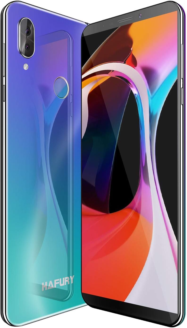 HAFURY NOTE 10 4G Android 9 Sim Free Unlocked Smartphone, 5.93 inch FHD+ Display with 4000mAh Battery, 4GB RAM+32GB ROM, 128GB Extension, Dual Sim Dual Camera Mobile phone (Gradient)