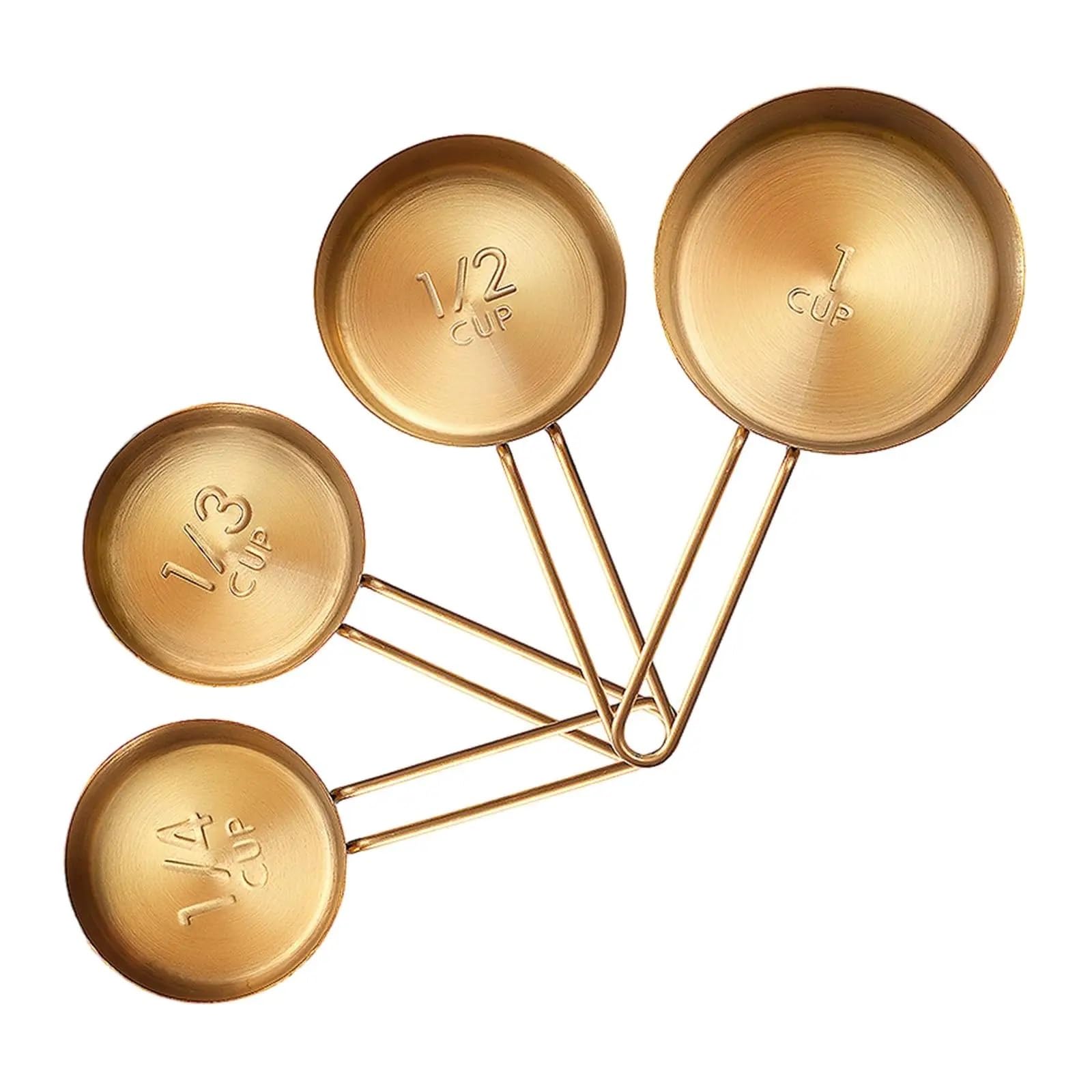 Messbecher-Set aus Edelstahl | Mess-Back-Set, Zubehör, Back-Gadgets, professionell for das Kochen von Lebensmitteln, Kaffeebohnen