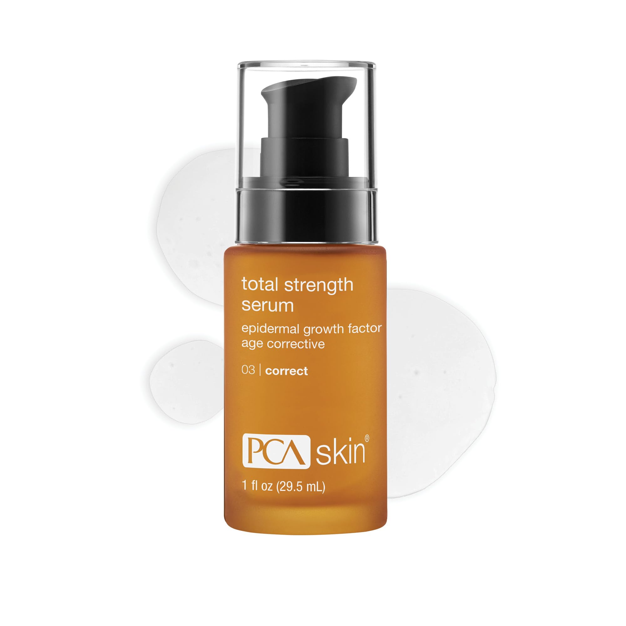 Total Strength Serum - Plumping & Firming Skin Treatment with Epidermal Growth Factors & Peptides (1 oz)